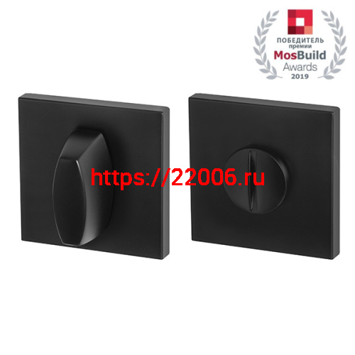 Ручка Armadillo (Армадилло) поворотная BK6.K.USS52 (WC-BOLT BK6 USS) BL-26 черный