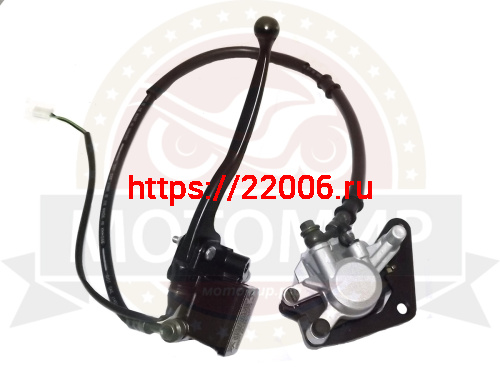 Гидравлика передняя в сборе YBR125 с 2009 года (L-850mm, 1 поршень)