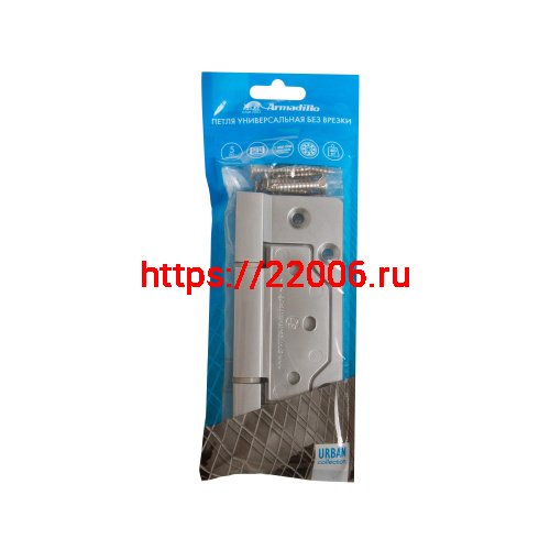 Петля Armadillo (Армадилло) универсальная без врезки IN4300.US BL черный фото 2