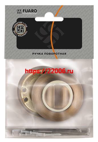 Ручка Fuaro (Фуаро) поворотная BK6.R.RM54 (BK6 RM) SN/CP-3 матовый никель/хром фото 2