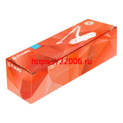 Доводчик Fuaro (Фуаро) дверной DC20-3 (DC-203) WH до 65 кг (белый) фото 2