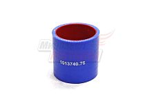 Патрубок соедин. теплообменника МАЗ силикон.,синий,армир. L60мм,d55мм. (HH050)