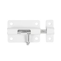 Шпингалет Ajax (Аякс) мебельный металлический SPD60х30 WH белый