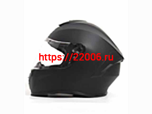 Мотошлем VIRTUE MD-813 закрытый черный матовый (S)