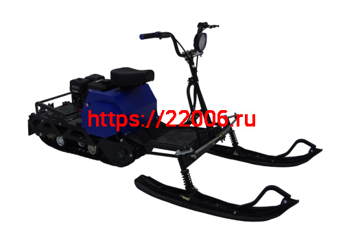 Мотобуксировщик компактный с лыжным модулем ЛИДЕР-ДЕЛЬТА-2, CVTL (+Фара) 8+ л.с., ВАРИАТОР TAV2-40 фото 2