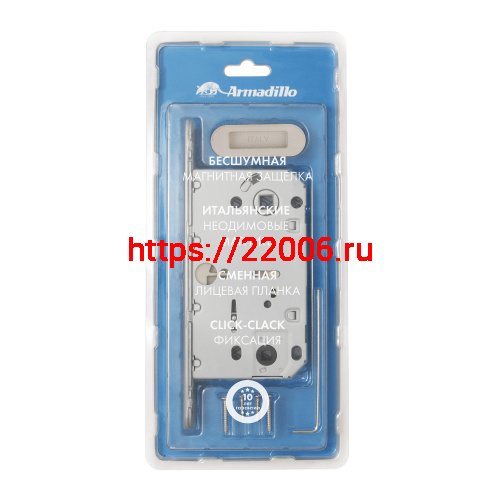 Магнитная Armadillo (Армадилло) защелка WC с ответной планкой GRAVITY.PRO G01.196.50.96 MWSC итальянский тисненый фото 2