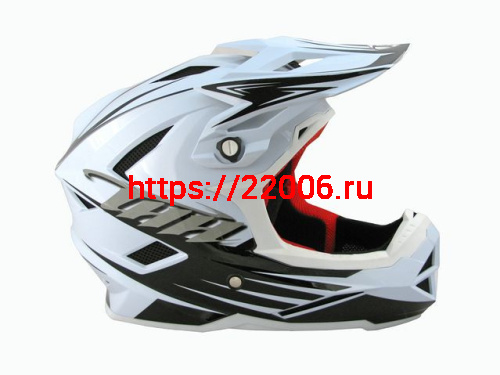 Мотошлем THH T-42 №2 white/black (L)