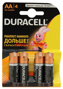 LR06-12BL/144 DURACELL элементы питания АА LR06-12BL/144 DURACELL элементы питания АА