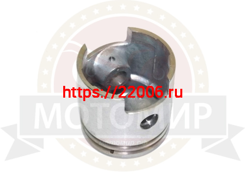 Поршень 2х такт Веломотор F80 "Газуля" 47 мм палец на 10 голый фото 2 Поршень 2х такт Веломотор F80 "Газуля" 47 мм палец на 10 голый фото 2