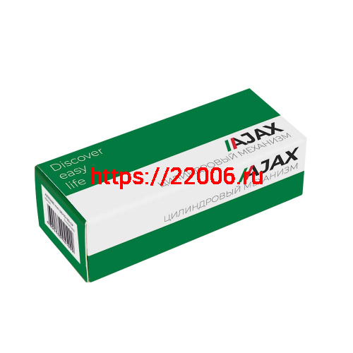Цилиндровый Ajax (Аякс) механизм (AZ200/90) AZ2000Key90 (35+10+45) CP хром фото 2