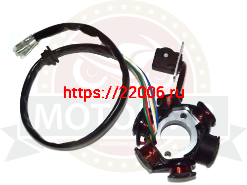 Зажигание Альфа Horse голое (без маховика) (6 катушек, 5 провод, без колодки) фото 2 Зажигание Альфа Horse голое (без маховика) (6 катушек, 5 провод, без колодки) фото 2