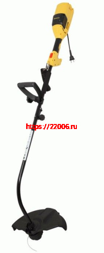 Электротриммер CHAMPION ET1003A (1000Вт, разъемн.изогн. штанга, D-ручка, леска 2,4мм, 3.88кг)