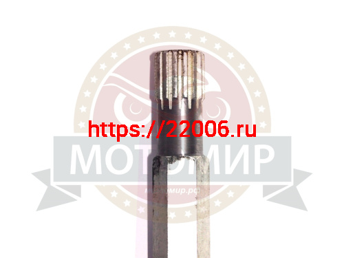 Вал ведущий Тайга голый 500 н.о. 15 шлицов (крупный шлиц) (С40200521) фото 2