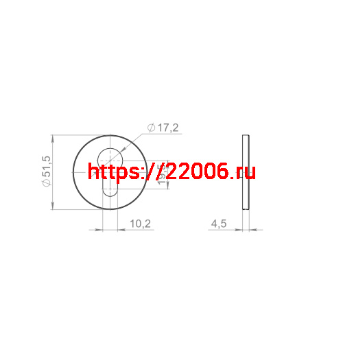 Накладка Armadillo (Армадилло) под цилиндр ET.R.YM BL-26 черный фото 4