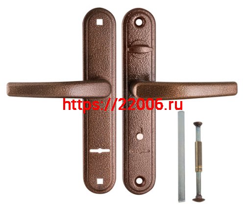 Ручка Guardian (Гардиан) дверная 4112 Вега (антик) /124:1:90(2474)/ фото 3