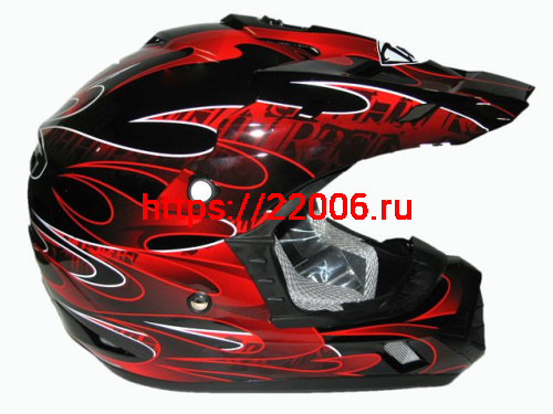 Мотошлем THH TX-12 №3 black/ red (S)