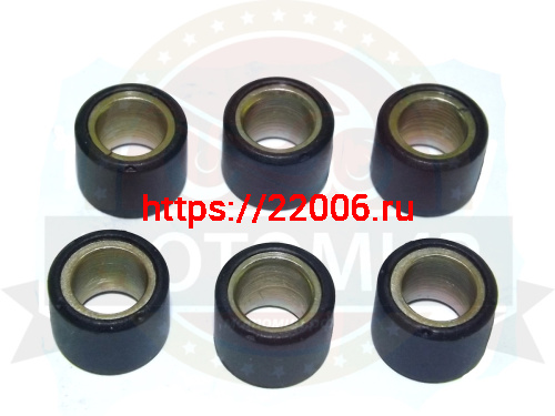 Ролик вариатора (компл 6 шт.) 15х12 6,5 гр Ямаха JOG (стд.) Ролик вариатора (компл 6 шт.) 15х12 6,5 гр Ямаха JOG (стд.)