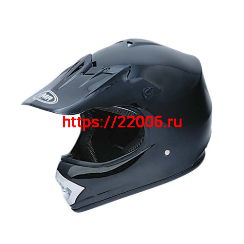 Мотошлем YM-210 KIDS черный (М)