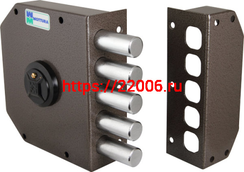 Замок Mottura (Моттура) накладной 20.500 S (левый)