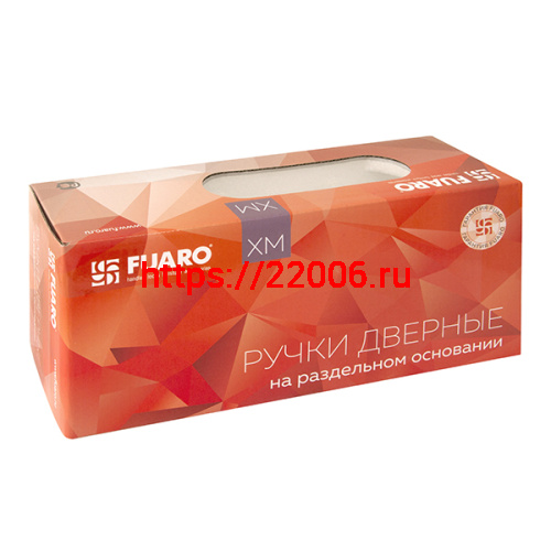 Ручка Fuaro (Фуаро) раздельная K.XM52.DENVER (DENVER XM) GR/CP-23 графит/хром фото 3