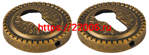 Накладка Armadillo (Армадилло) под цилиндр ET.R.CL55 (ET/CL) OB-13 античная бронза Накладка Armadillo (Армадилло) под цилиндр ET.R.CL55 (ET/CL) OB-13 античная бронза