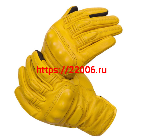 Перчатки SCOYCO (оригинал) MC-154, кожанные желтые, р-р  L