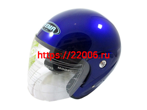 Мотошлем YM-612 синий (S)