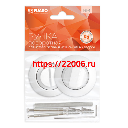 Ручка Fuaro (Фуаро) поворотная BK6.R.RM54 (BK6 RM) WH-19 белый фото 2 Ручка Fuaro (Фуаро) поворотная BK6.R.RM54 (BK6 RM) WH-19 белый фото 2