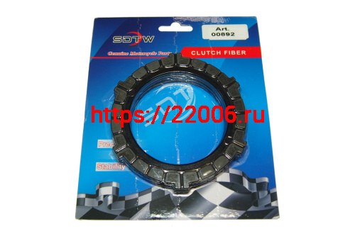 Диск сцепления Минск, Восход ферридо (в блистере ) (компл. 5шт) (ИМПОРТ) фото 2