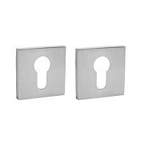 Накладка Ajax (Аякс) под цилиндр ET.K.JS51 (ET JS) SSC-16 сатинированный хром