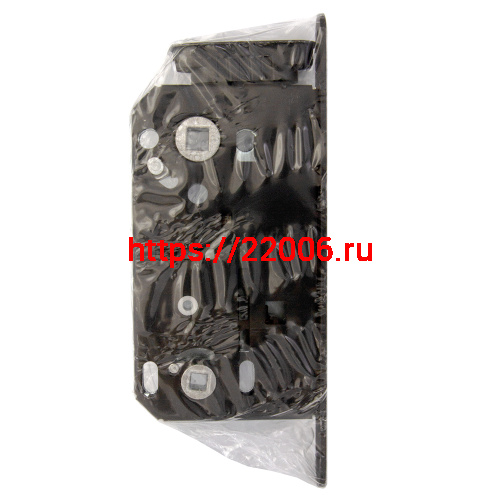 Замок Bonaiti (Бонаити) межкомнатный магнитный под WC B-FORTY N62 с отв. пл. F45 (черный), планка 190 мм фото 2