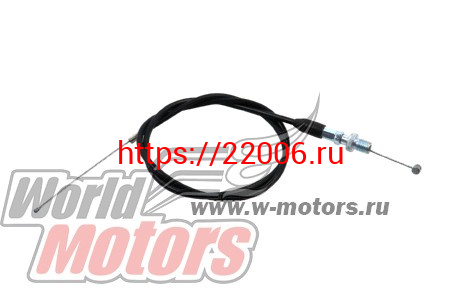 Трос газа с натяжкой , для короткоходной ручки (HL=860mm,FL=140mm) TTR (черный) Трос газа с натяжкой , для короткоходной ручки (HL=860mm,FL=140mm) TTR (черный)