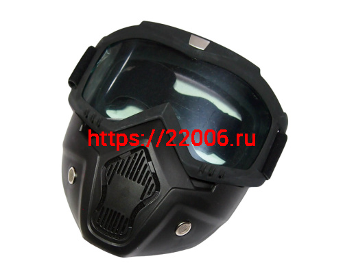 Очки мотокросс/спорт NORTH WOLF YM-655 с маской типа "Дарт Вейдер" прозрачные фото 2 Очки мотокросс/спорт NORTH WOLF YM-655 с маской типа "Дарт Вейдер" прозрачные фото 2