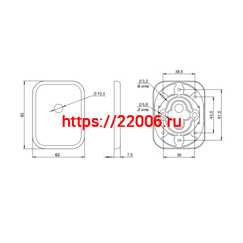 Накладка Fuaro (Фуаро) на шток цилиндра ESC.O.TRD/K.486 BL-24 черный (1шт.) фото 2 Накладка Fuaro (Фуаро) на шток цилиндра ESC.O.TRD/K.486 BL-24 черный (1шт.) фото 2