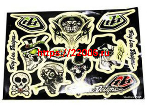 Наклейки набор (22х35) Skullies Pack Наклейки набор (22х35) Skullies Pack