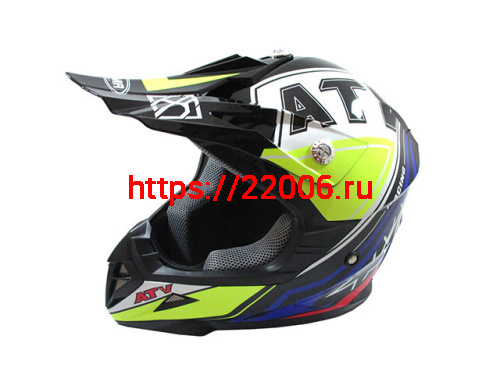 Мотошлем YM-915 черный/star (L)
