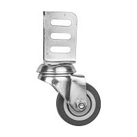 Опора Ajax (Аякс) колесная WL/B-50R/40kg резина, под винт М8