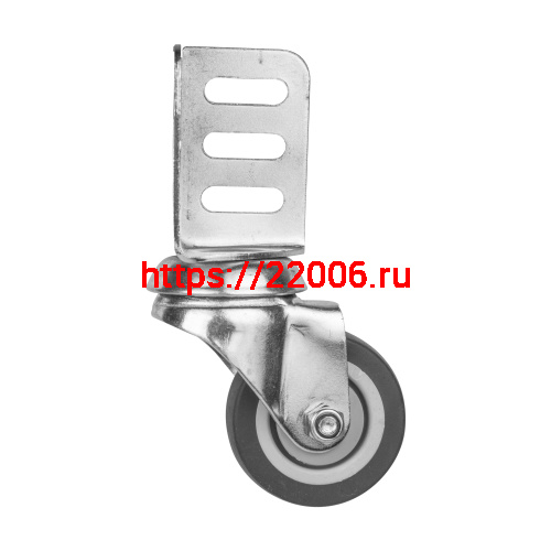 Опора колесная Ajax (Аякс) с угловой площадкой WL/B-50R/40kg резина