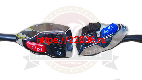 Переключатель скутер CITY PG, левый+правый (057/058) Переключатель скутер CITY PG, левый+правый (057/058)