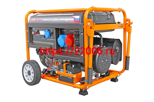 Генератор бенз. "LIFAN" 8.5GF-4(LF10500Е-3U)(ном.8,5кВт, KP460Е, 20л.с., бак30л.,98кг,электростартер, медн. обм. альтернатора,AVR,3 л/ч,колеса) фото 2 Генератор бенз. "LIFAN" 8.5GF-4(LF10500Е-3U)(ном.8,5кВт, KP460Е, 20л.с., бак30л.,98кг,электростартер, медн. обм. альтернатора,AVR,3 л/ч,колеса) фото 2