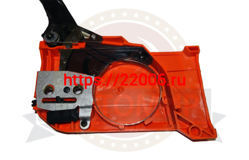 Тормоз цепи в сборе б/п Цыганка 45, 52 (крышка тормоза цепи в сборе) фото 4 Тормоз цепи в сборе б/п Цыганка 45, 52 (крышка тормоза цепи в сборе) фото 4