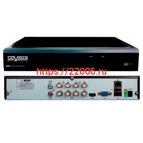 SVR-8115N v2.0 видеорегистратор гибридный