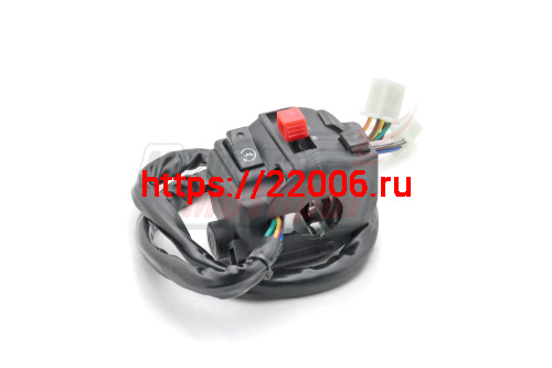 Переключатель руля лев. (4 ф-ции, 6+3 контакта, разъем 6pin+4pin мама) TERRANO