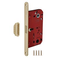 Защелка Fuaro (Фуаро) врезная магнитная MAGNM96WC-50/BL INOX SSG-39 сатин. золото (блистер)