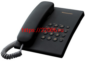 Телефон Panasonic KX-TS2350RUB (черный) Телефон Panasonic KX-TS2350RUB (черный)
