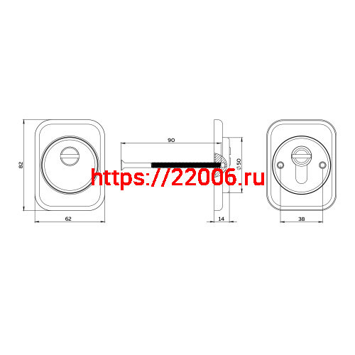 Накладка Fuaro (Фуаро) DEF.TRD/K-EXT.4286 SSC-16 сатинированный хром фото 2 Накладка Fuaro (Фуаро) DEF.TRD/K-EXT.4286 SSC-16 сатинированный хром фото 2