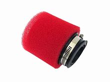 Фильтр воздушный нулевого сопротивления d-38мм PITBIKE (поролон оранжевый) с переходным кольцом