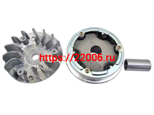Вариатор Suzuki AD-110 в сборе (ролики,втулка) SEE