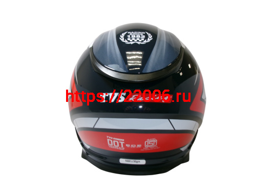 Шлем TVS RACING (Индия) STREET D/V NAVY BLUE RED размер M, + пинлок в комплекте, очки фото 3 Шлем TVS RACING (Индия) STREET D/V NAVY BLUE RED размер M, + пинлок в комплекте, очки фото 3