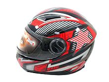 Мотошлем YM-826 черный (L) с визором